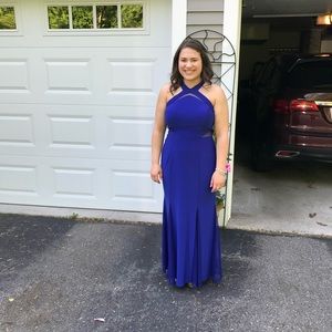 Nordstrom Morgan and Co Size 9/10 Blue prom dress
